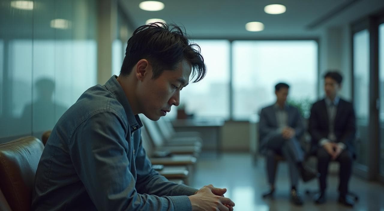 コンプレックスで自分に自信がなく、面接前に自己肯定感が下がっている男性